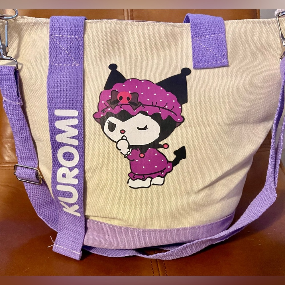Kuromi Canvas Handbag